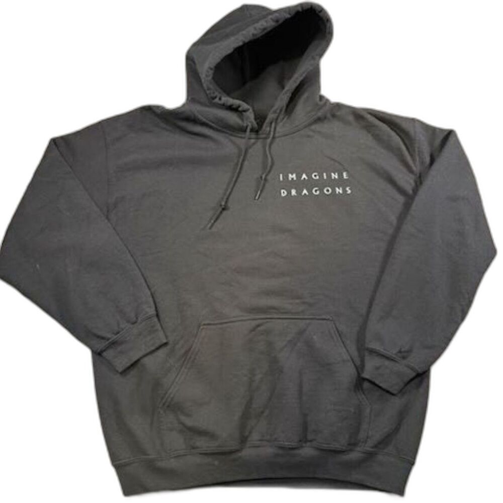 Imagine Dragons Mercury World Tour 2022 Hoodie Large Black Concert Band Merch